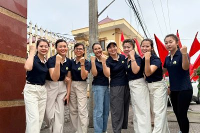 Đoàn Thanh niên Trường Mầm non Thanh Sơn tham gia ngày chạy Olympic vì sức khỏe toàn dân vì an ninh tổ quốc Phường Lý Thường Kiệt 2026